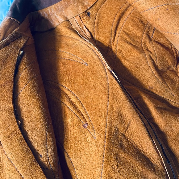 East West Musical Instruments Vintage late 60s early 70s Soft Leather Jacket! - Picture 9 of 10